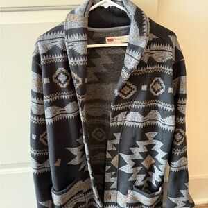 Levi's Men's Western Patterned Cardigan Sweater XL